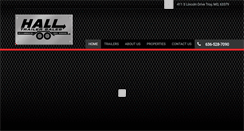 Desktop Screenshot of halltrailersales.com