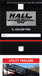 Mobile Screenshot of halltrailersales.com